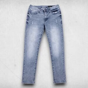 WXYZ Jeans Men 29x30 Wash Nomad Slim Fit Distressed Streetwear Retro Grunge City